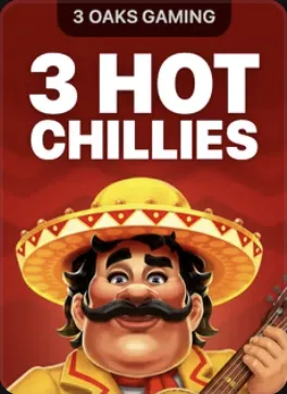 3 Hot Chillies slot cover at Dewi888
