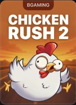 Chicken Rush 2 crash game cover at Dewi888